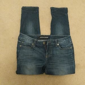 Express modern boyfriend low rise size 8